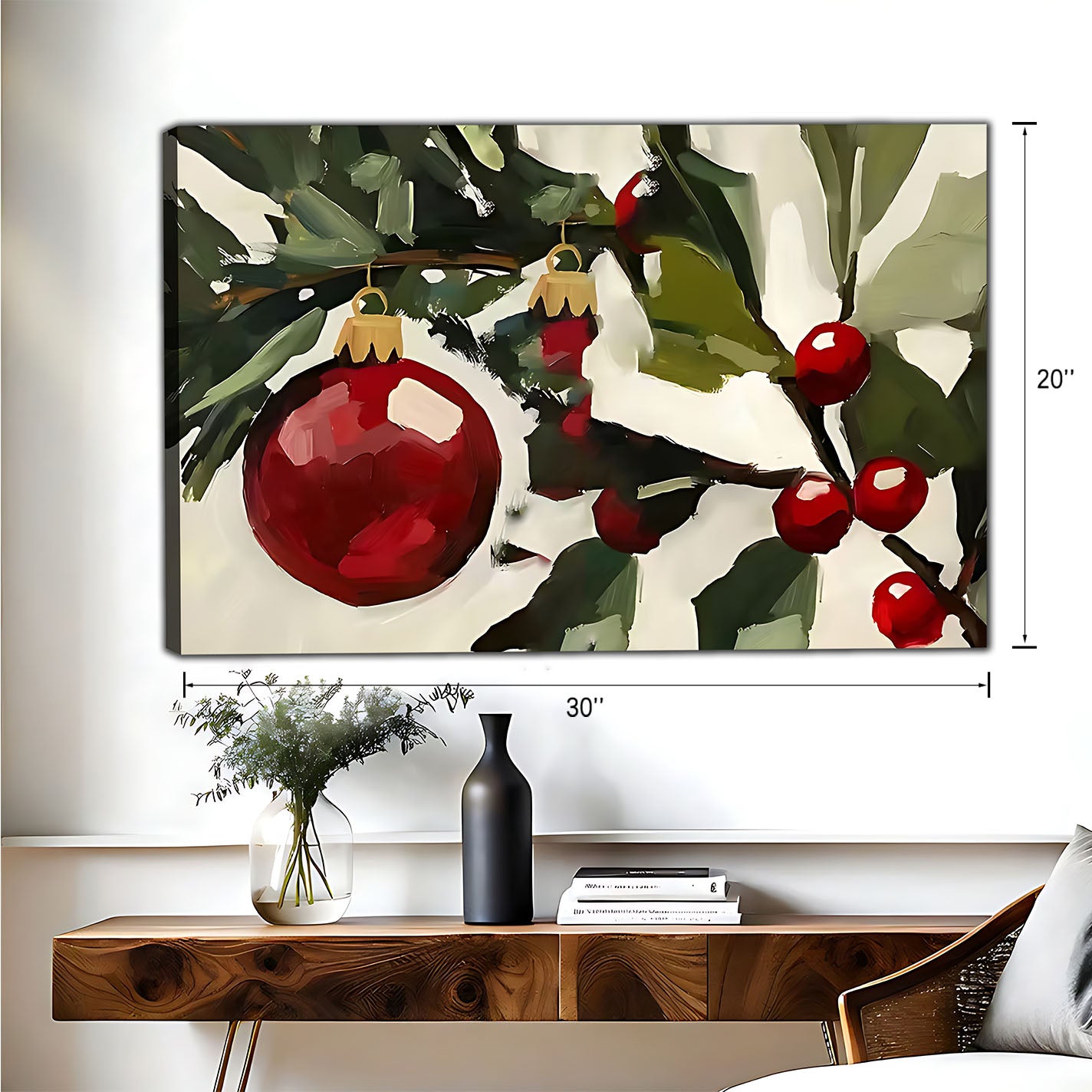 Christmas Wall Art – Festive Canvas Decor for Holiday Homes | Liberty Signs #HZ088