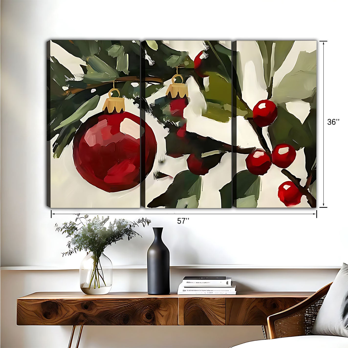 Christmas Wall Art – Festive Canvas Decor for Holiday Homes | Liberty Signs #HZ088