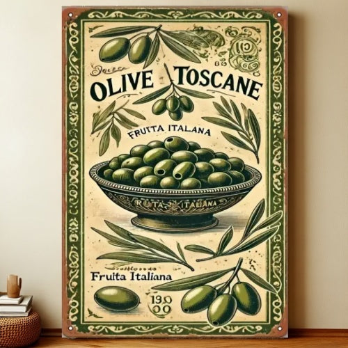 8x12 Kitchen Metal Sign – Coffee & Recipe Tin Wall Decor for Homes | Liberty Signs #8017