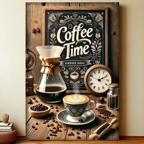 8x12 Kitchen Metal Sign – Coffee & Recipe Tin Wall Decor for Homes | Liberty Signs #8020