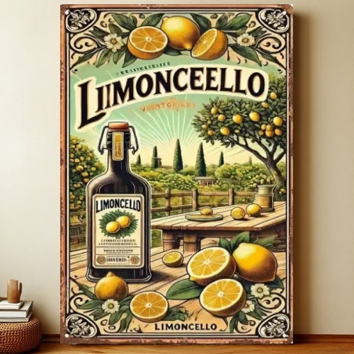 8x12 Kitchen Metal Sign – Coffee & Recipe Tin Wall Decor for Homes | Liberty Signs #8025