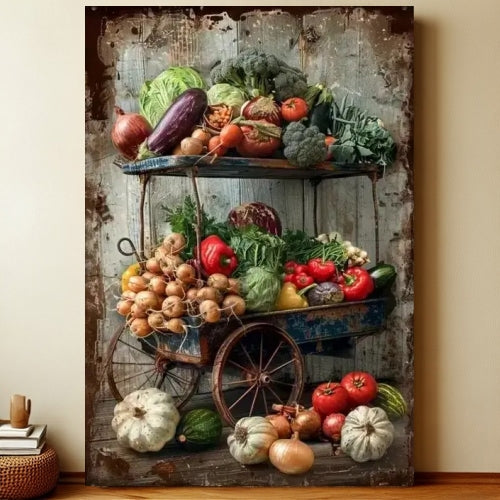 8x12 Kitchen Metal Sign – Coffee & Recipe Tin Wall Decor for Homes | Liberty Signs #8031