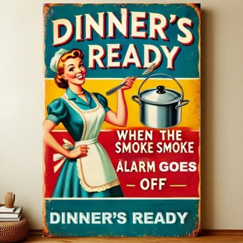 8x12 Kitchen Metal Sign – Coffee & Recipe Tin Wall Decor for Homes | Liberty Signs #8047