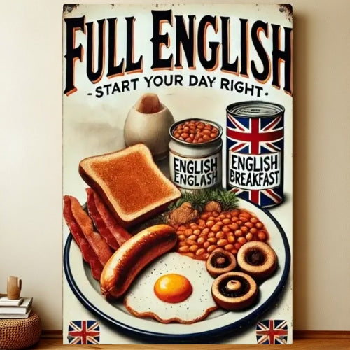 8x12 Kitchen Metal Sign – Coffee & Recipe Tin Wall Decor for Homes | Liberty Signs #8051