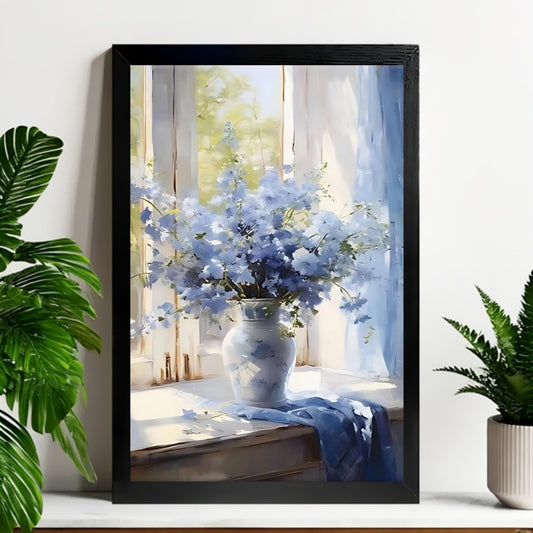 12x18 Wildflower Framed Art Print – Rustic Botanical Wall Decor for Entryway or Bedroom | Liberty Signs #M2062