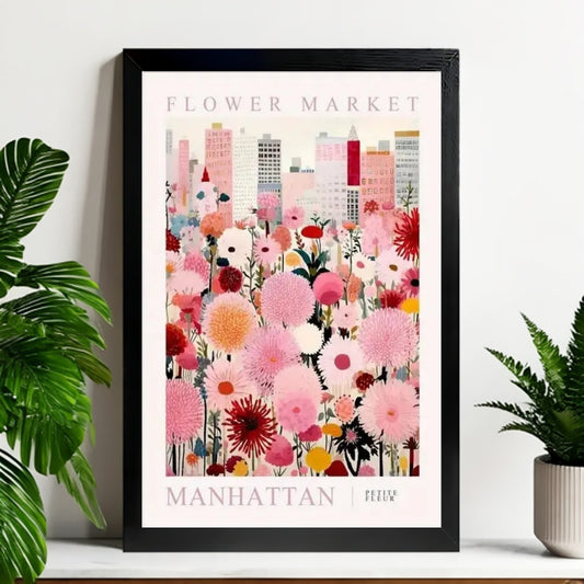 12x18 Wildflower Framed Art Print – Rustic Botanical Wall Decor for Entryway or Bedroom | Liberty Signs #M2066