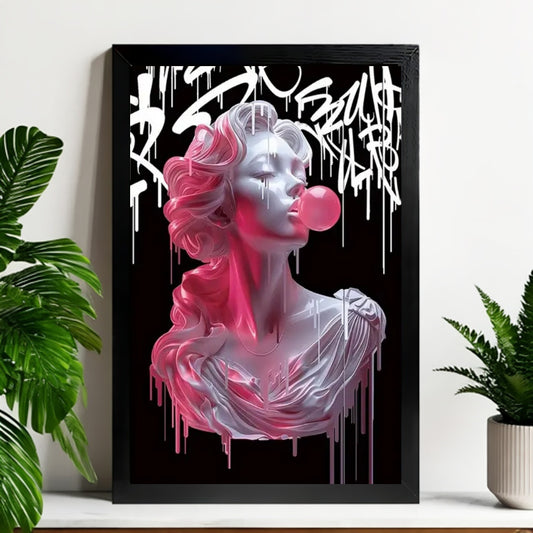 12x18 Neutral Abstract Framed Wall Art – Minimalist Line Art for Office or Studio | Liberty Signs#M3153