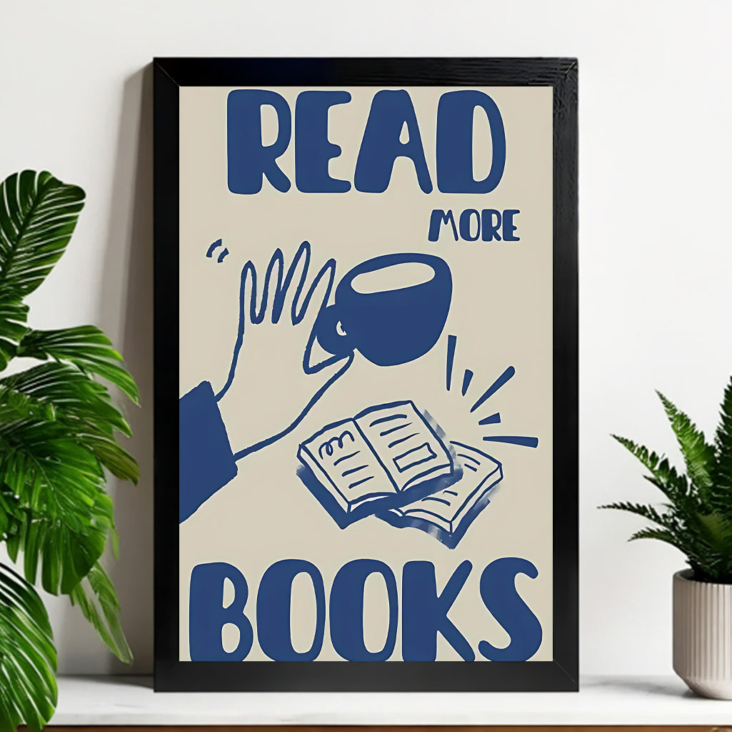 Neutral Abstract Framed Wall Art – Minimalist Line Art for Office or Studio | Liberty Signs#M3291