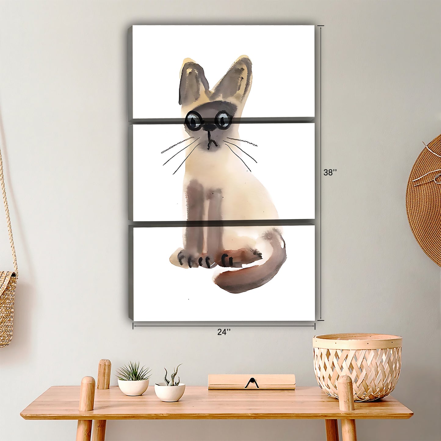 Neutral Abstract Framed Wall Art – Minimalist Line Art for Office or Studio | Liberty Signs#M3396