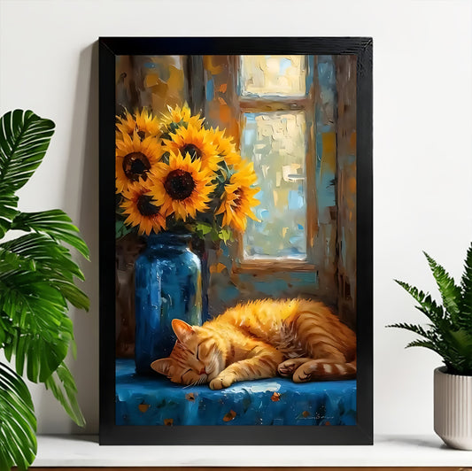 Neutral Abstract Framed Wall Art – Minimalist Line Art for Office or Studio | Liberty Signs#M3444