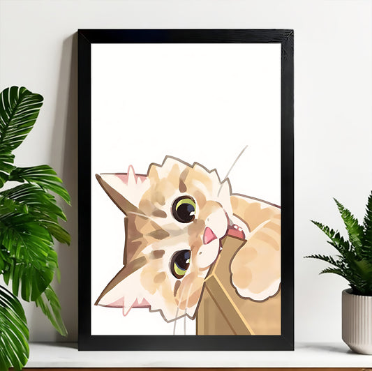 Neutral Abstract Framed Wall Art – Minimalist Line Art for Office or Studio | Liberty Signs#M3523