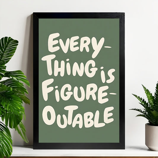 Neutral Abstract Framed Wall Art – Minimalist Line Art for Office or Studio | Liberty Signs#M3552
