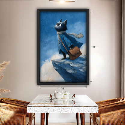 Neutral Abstract Framed Wall Art – Minimalist Line Art for Office or Studio | Liberty Signs#M3562