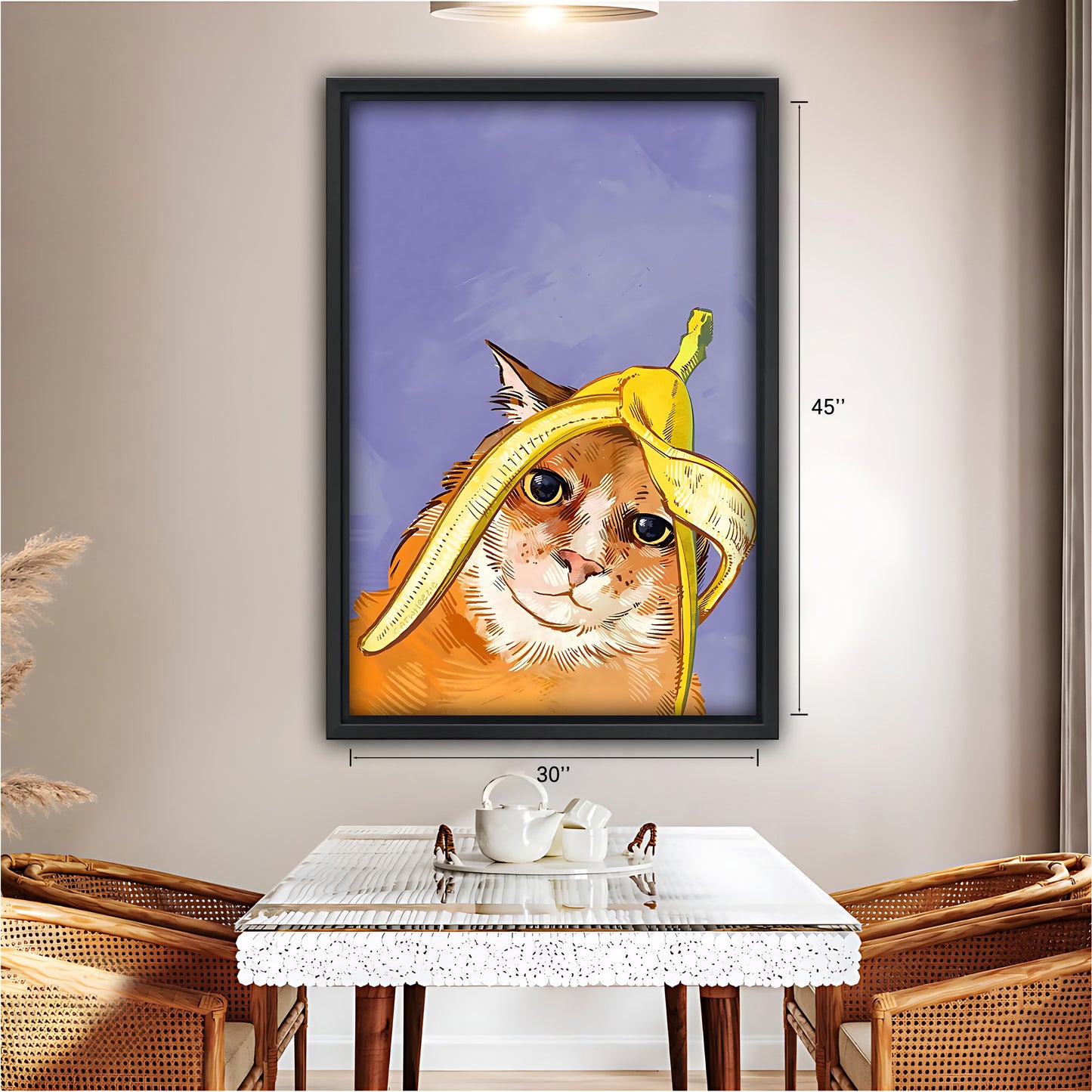 Neutral Abstract Framed Wall Art – Minimalist Line Art for Office or Studio | Liberty Signs#M3569