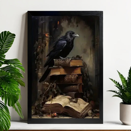 12x18 Black Cat Framed Wall Art – Whimsical Pet-Inspired Print for Kitchen or Entry | Liberty Signs #M7009