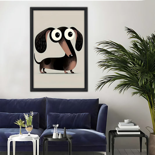 Neutral Abstract Framed Wall Art – Minimalist Line Art for Office or Studio | Liberty Signs#M3486