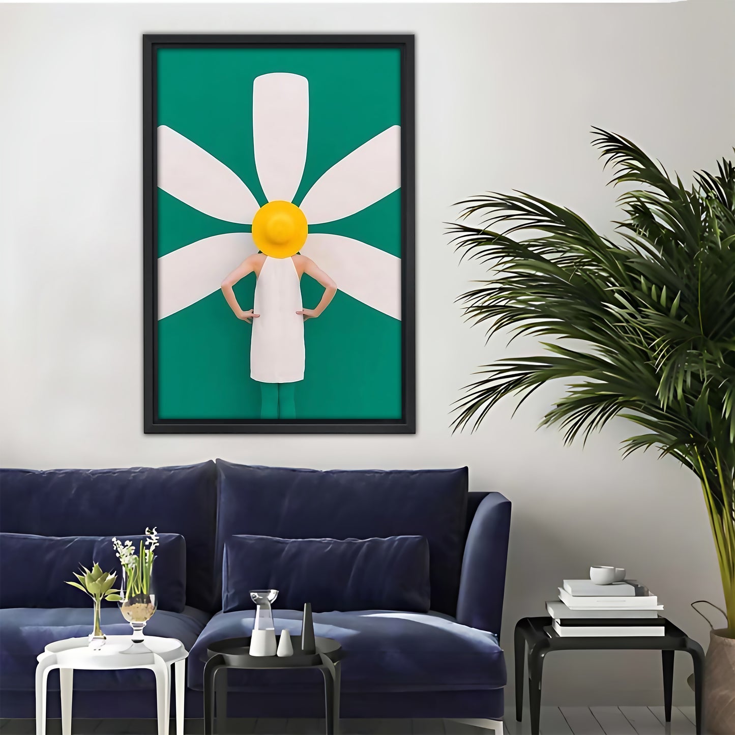 Neutral Abstract Framed Wall Art - Minimalist Line Art for Office or Studio Liberty Signs#SZ053