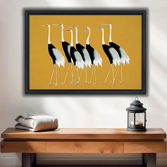 12x18 Neutral Abstract Framed Wall Art – Minimalist Line Art for Office or Studio | Liberty Signs #M3139