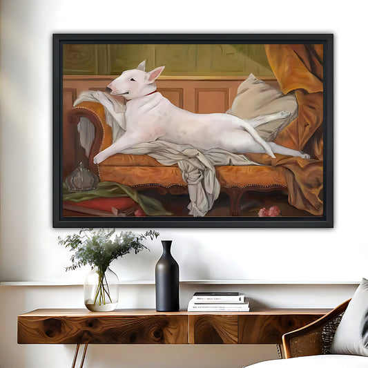 Funny Dog Art - Canvas Wall Art - Abstract Funny Living Room Decor| Liberty Signs #HZ063