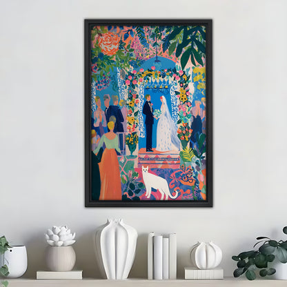 Neutral Abstract Framed Wall Art – Minimalist Line Art for Office or Studio | Liberty Signs #SZ277