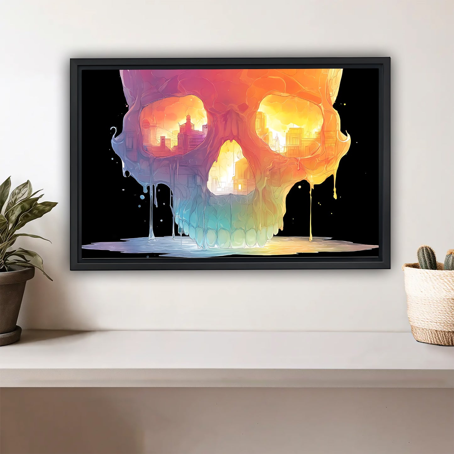 Halloween Collection - Canvas Wall Art - Holiday Living Room Decor | Liberty Sign #HZ016