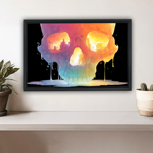 Halloween Collection - Canvas Wall Art - Holiday Living Room Decor | Liberty Sign #HZ016