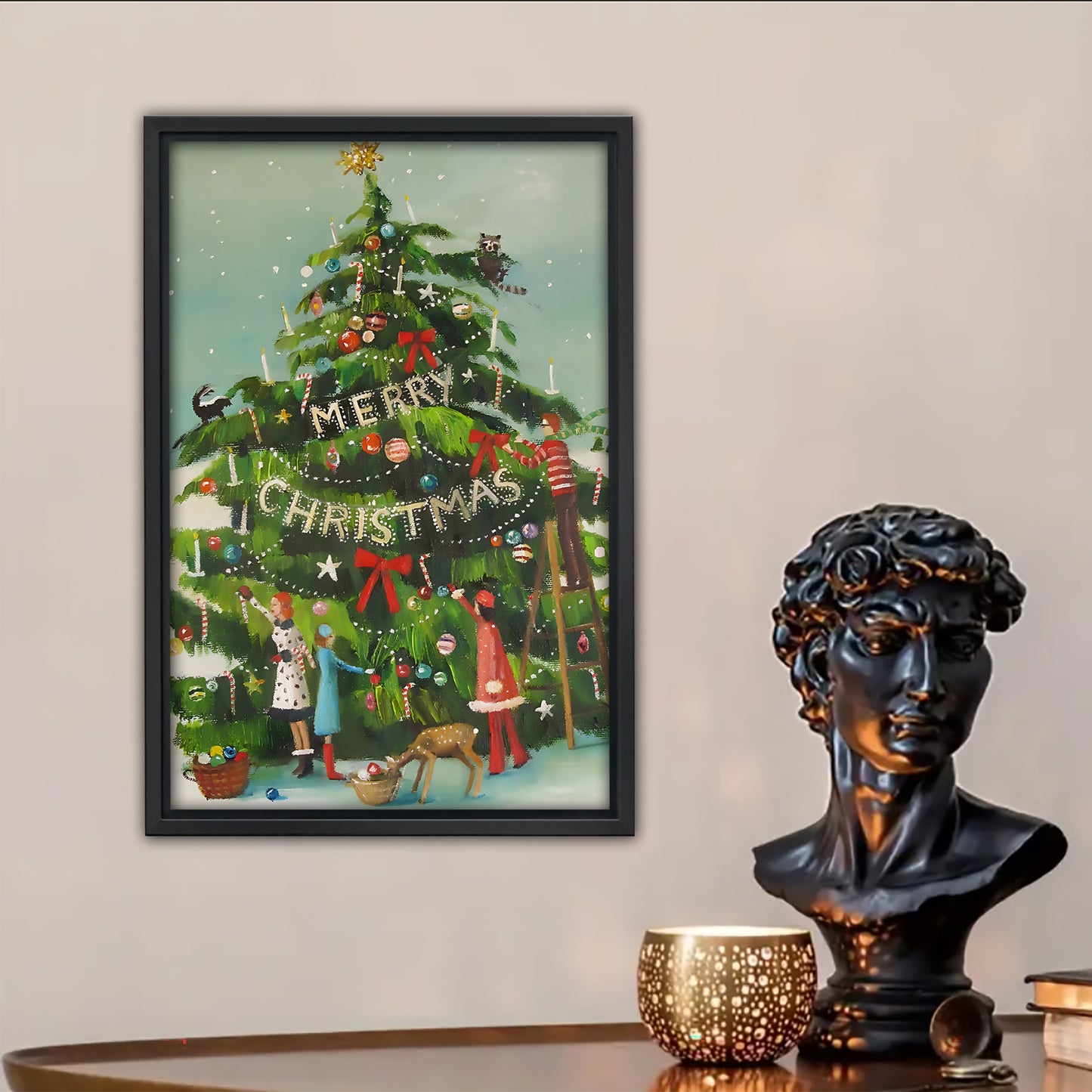 Christmas Wall Art – Festive Canvas Decor for Holiday Homes | Liberty Signs #SZ225