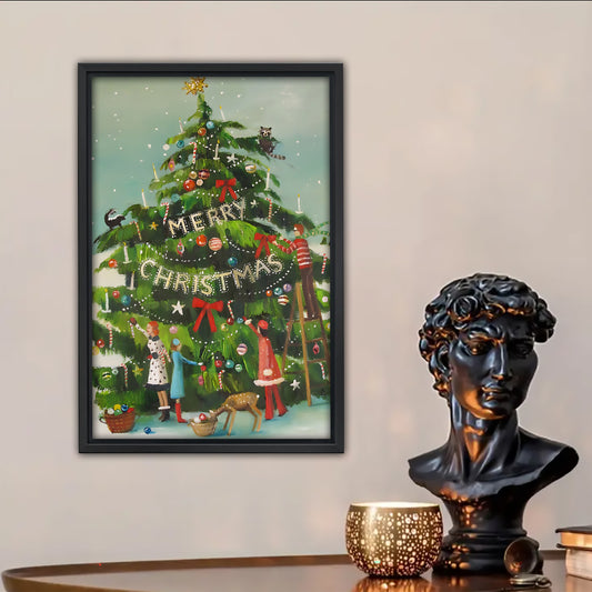 Christmas Wall Art – Festive Canvas Decor for Holiday Homes | Liberty Signs #SZ225