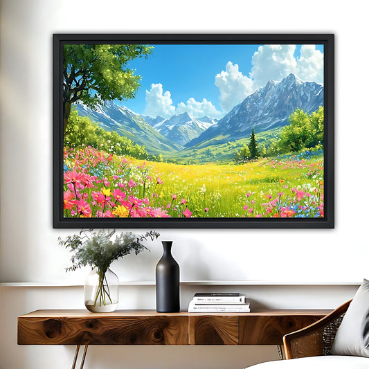 Neutral Abstract Framed Wall Art – Minimalist Line Art for Office or Studio | Liberty Signs #HZ090