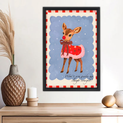 Funny Dog Art - Canvas Wall Art - Abstract Funny Living Room Decor| Liberty Signs #SZ135