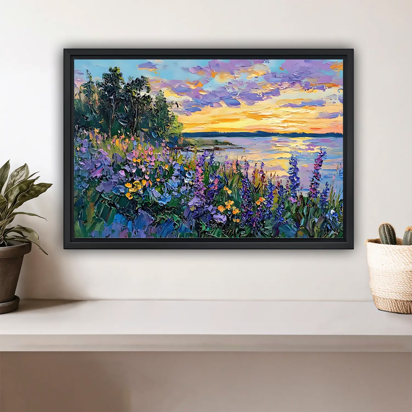 Oil Painting Landscape Art -  Canvas Wall Art - Landscape Design Living Room Decor| Liberty Signs  #HZ025