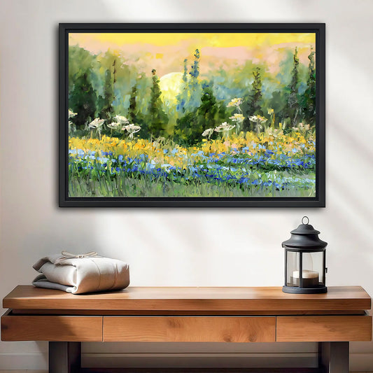 Oil Painting Landscape Art - Canvas Wall Art - Landscape Design Living Room Decor |  Liberty Signs #HZ005
