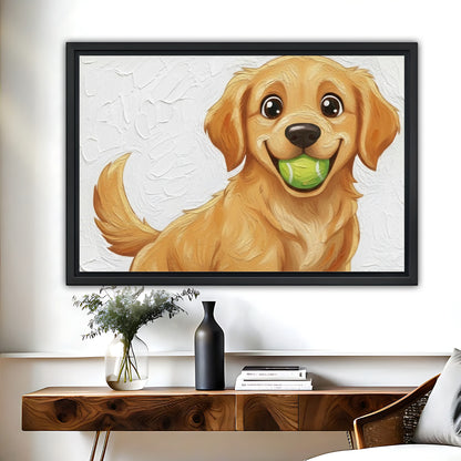 Funny Dog Art - Canvas Wall Art - Abstract Funny Living Room Decor| Liberty Signs #HZ105