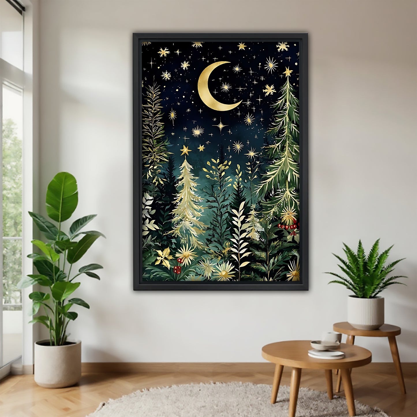 Neutral Abstract Framed Wall Art – Minimalist Line Art for Office or Studio | Liberty Signs #SZ193