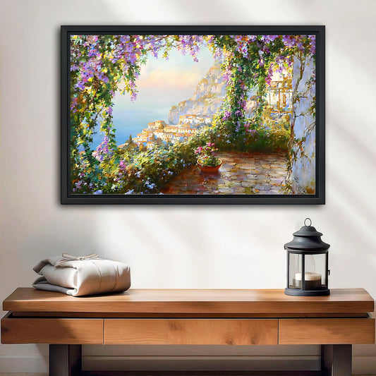 Oil Painting Landscape Art -  Canvas Wall Art - Landscape Design Living Room Decor | Liberty Signs #HZ003