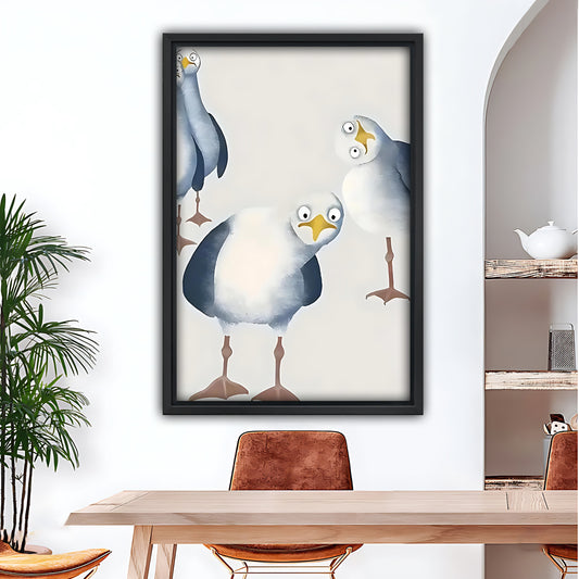 Neutral Abstract Framed Wall Art – Minimalist Line Art for Office or Studio | Liberty Signs#M3173
