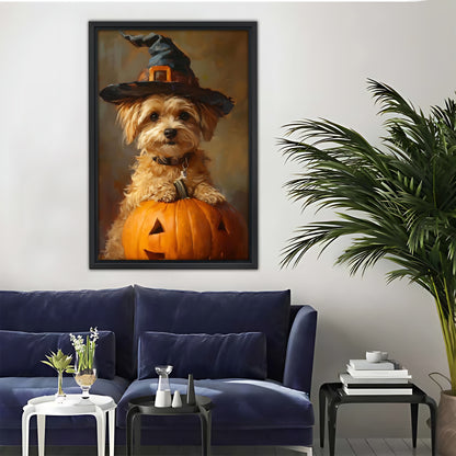Funny dog Art - Canvas Wall Art - Abstract Funny Living Room Decor| Liberty Signs #SZ039