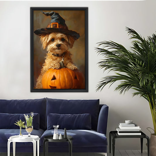 Funny dog Art - Canvas Wall Art - Abstract Funny Living Room Decor| Liberty Signs #SZ039