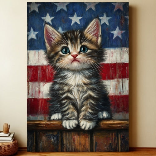 8x12 Patriotic USA Metal Sign – Vintage Wall Art with Flag & Freedom | Liberty Signs #6001