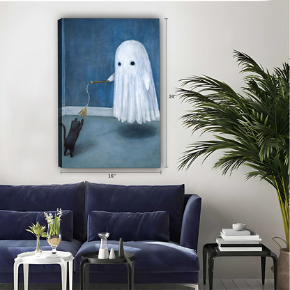 Halloween Collection -  Canvas Wall Art - Holiday Living Room Decor | Liberty Sign #SZ031