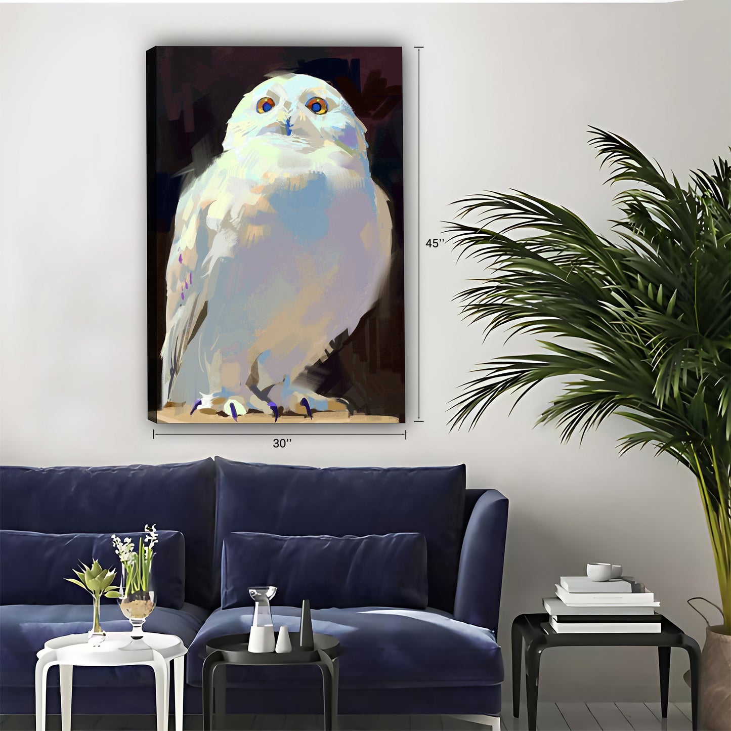 Funny Bird Art - Canvas Wall Art - Abstract Funny Living Room Decor| Liberty Signs #SZ047