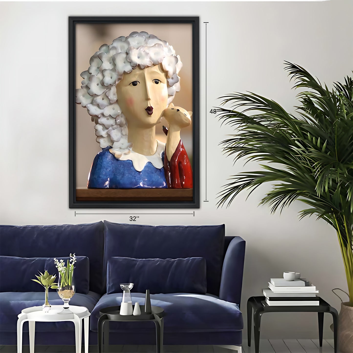 Neutral Abstract Framed Wall Art - Minimalist Line Art for Office or Studio Liberty Signs#SZ055