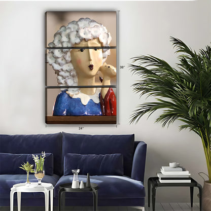 Neutral Abstract Framed Wall Art - Minimalist Line Art for Office or Studio Liberty Signs#SZ055