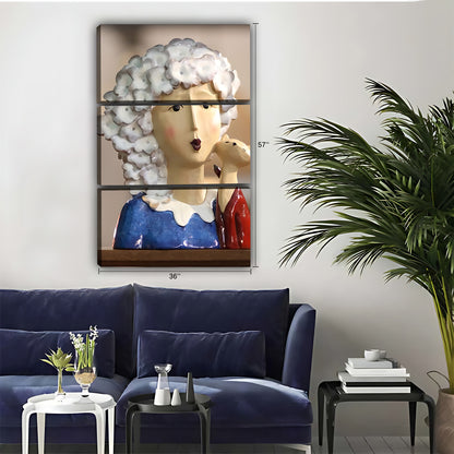 Neutral Abstract Framed Wall Art - Minimalist Line Art for Office or Studio Liberty Signs#SZ055