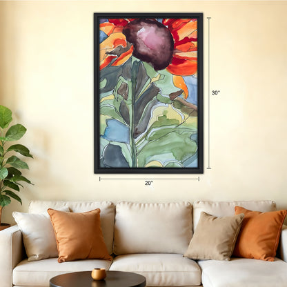 Neutral Abstract Framed Wall Art - Minimalist Line Art for Office or Studio Liberty Signs#SZ068