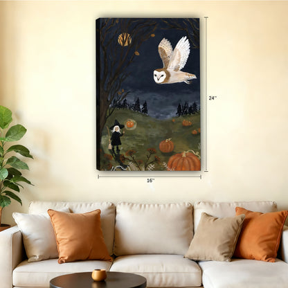 Halloween Collection - Canvas Wall Art - Holiday Living Room Decor | Liberty Sign #SZ070