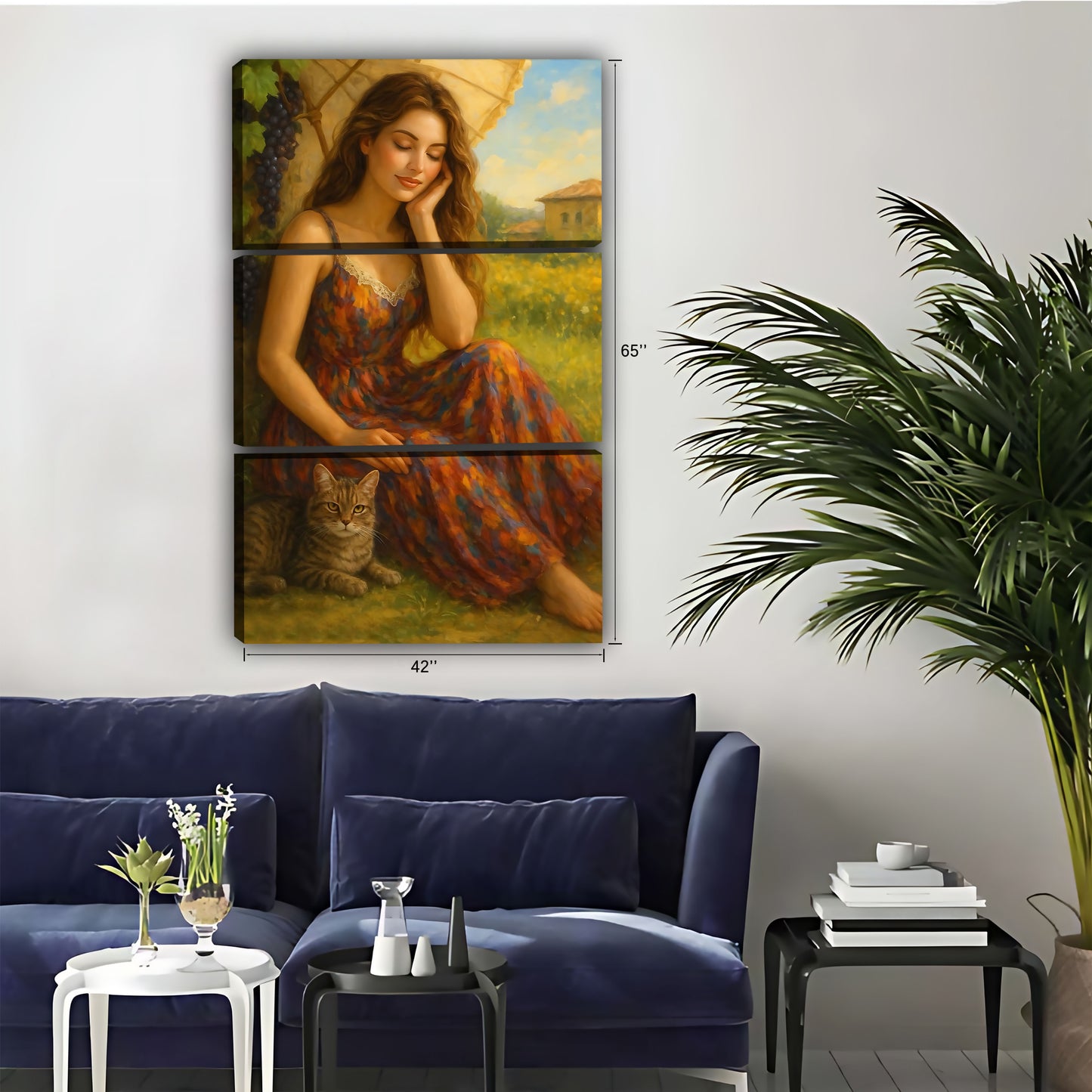 Neutral Abstract Framed Wall Art - Minimalist Line Art for Office or Studio Liberty Signs#SZ074