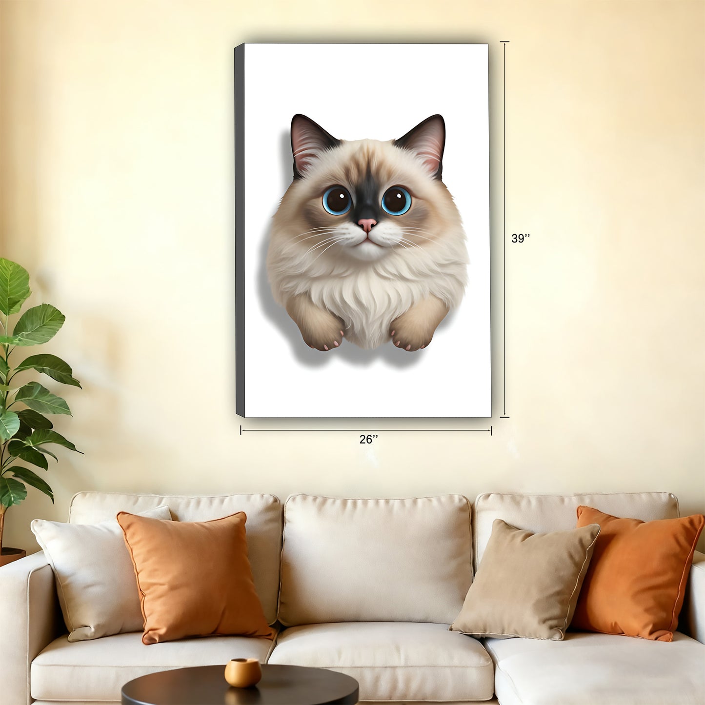 Neutral Abstract Framed Wall Art - Minimalist Line Art for Office or Studio Liberty Signs#SZ081