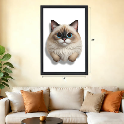 Neutral Abstract Framed Wall Art - Minimalist Line Art for Office or Studio Liberty Signs#SZ081