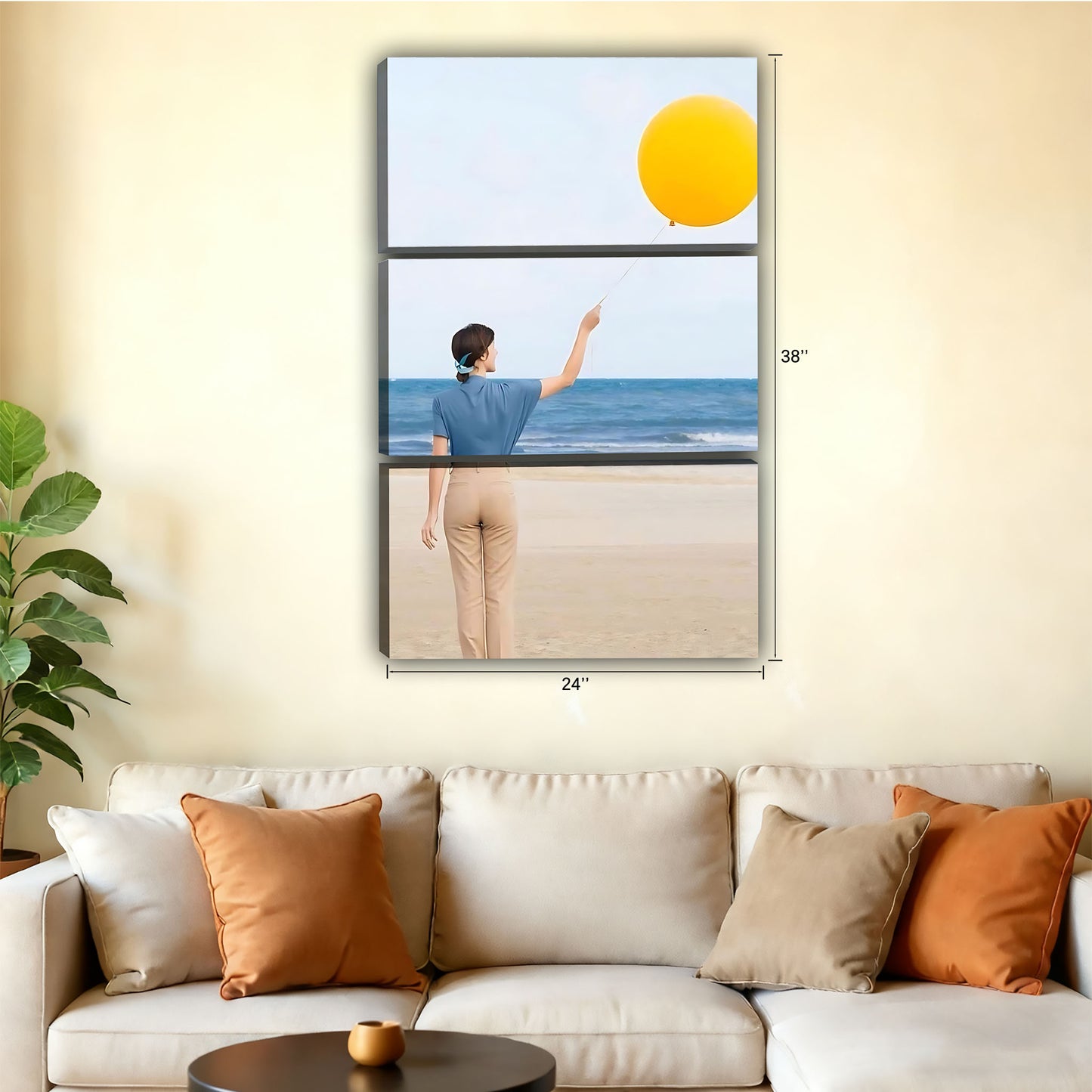 Neutral Abstract Framed Wall Art - Minimalist Line Art for Office or Studio Liberty Signs#SZ089